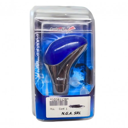POMELLO CAMBIO LACCATO BLU/CROMO - CODICE S038112B