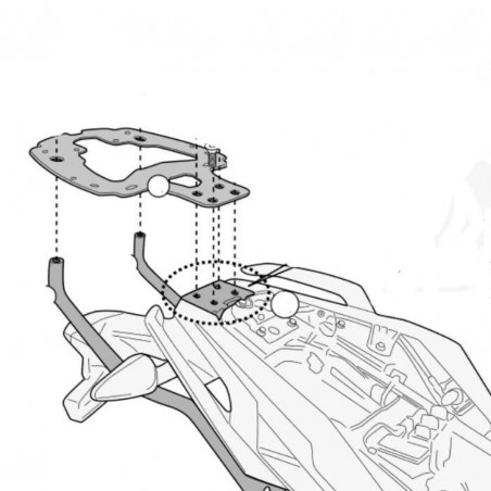 HEVIK PORTAPACCHI PER BMW G 310 R (2017)