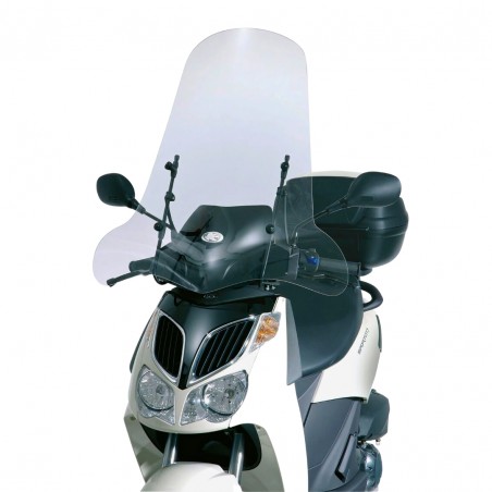 PARABREZZA KAPPA 105A TRASPARENTE PER APRILIA SPORTCITY - 66X67 CM