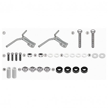 KAPPA MOTO - KIT FISSAGGIO SPECIFICO TST4118K (4118KITK)