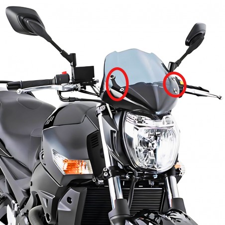 KIT ATTACCHI PARABREZZA KAPPA PER SUZUKI GSR 600 (2008-2011)