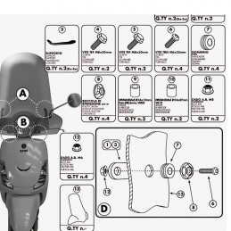 KIT FISSAGGIO A293AK PER...