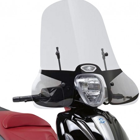 PARABREZZA KAPPA TRASPARENTE 48.5 X 71 CM PER PIAGGIO BEVERLY 125IE-300IE 2010-2011