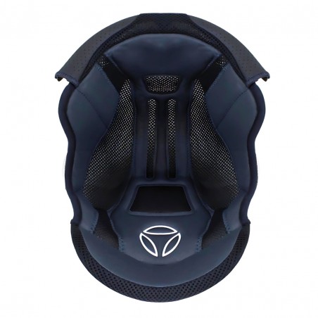 CALOTTA INTERNA SOSTITUTIVA PER CASCO FGTR EVO/CLASSIC MOMO DESIGN NERO/GRIGIO TAGLIA M
