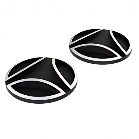 COPERTURE LATERALI IN METALLO MOMO DESIGN FGTR NERO/ARGENTO - MISURA STANDARD