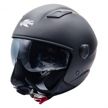 KAPPA MOTO CASCO DEMI-JET KV58 NERO OPACO TAGLIA XL (61 CM)