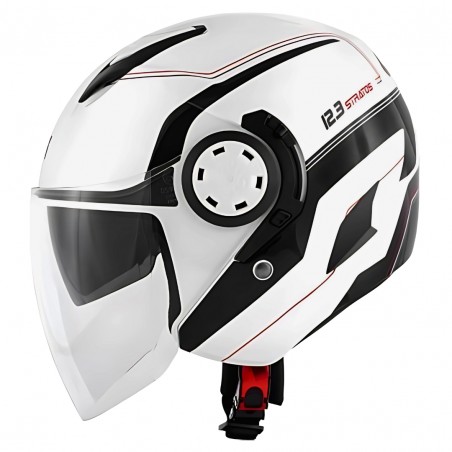 GIVI 12.3 STRATOS THANATOS CASCO JET BIANCO LUCIDO TAGLIA XL (61 CM)