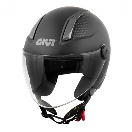 GIVI CASCO MOTO D-JET SPORTIVO 11.7B JET NERO OPACO TAGLIA S (55-56 CM)
