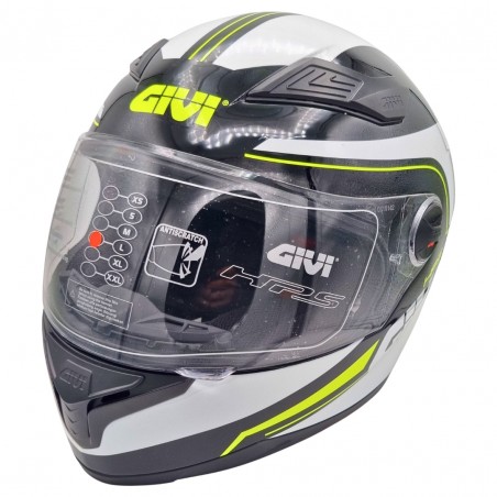 GIVI CASCO INTEGRALE 50.4 SNIPER SPECTRUM BLACK/YELLOW TAGLIA L (60 CM)