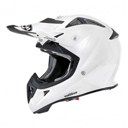 AIROH AVIATOR JUNIOR OFF-ROAD CASCO MOTO BIANCO PERLA TAGLIA XS (54 CM)