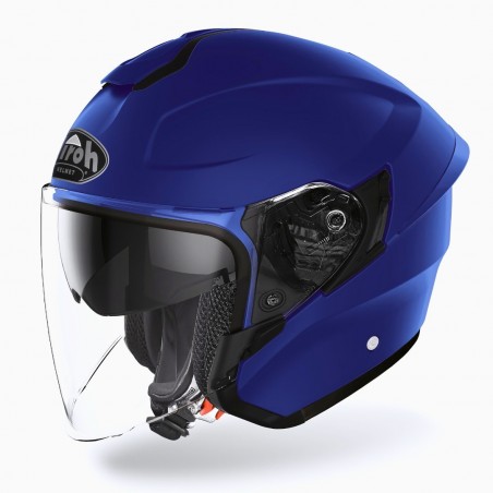 AIROH H.20 H219S CASCO JET BLU OPACO TAGLIA S (55-56 CM)