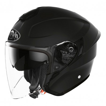 AIROH H211S H.20 CASCO JET NERO OPACO TAGLIA S (55-56 CM)