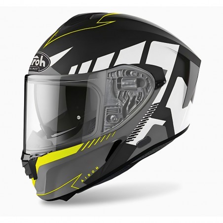 AIROH SPARK RISE CASCO INTEGRALE NERO OPACO TAGLIA L (59-60 CM)