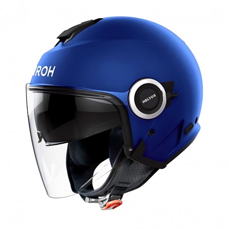 AIROH HELYOS CASCO DEMI-JET BLU OPACO TAGLIA L (59-60 CM)