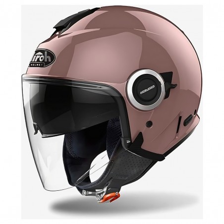 AIROH HELIOS METALLIC PINK CASCO MOTO INTEGRALE TAGLIA XS (53-54 CM)