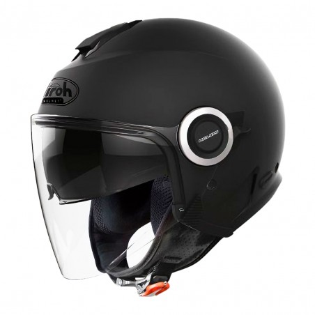 AIROH HELIOS COMFORT CASCO JET NERO OPACO TAGLIA MS (57-58 CM)