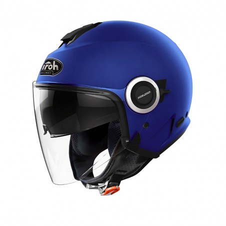 AIROH HELIOS BLU OPACO DEMI-JET TAGLIA XS (53-54 CM)