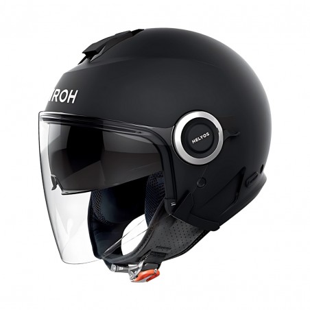 AIROH DEM-JET HELYOS NERO OPACO CASCO JET TAGLIA L (59-60 CM)