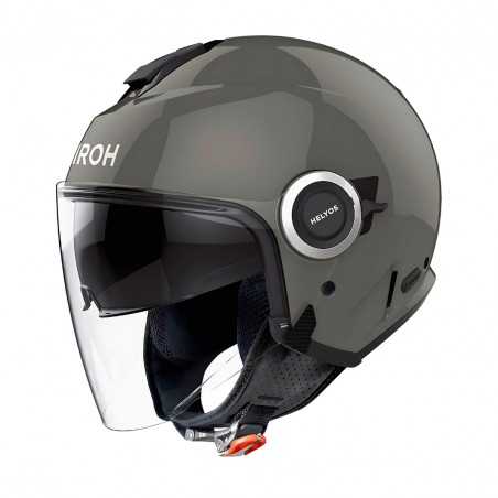 AIROH HELYOS DEMI-JET GRIGIO SCURO OPACO CASCO MOTO TAGLIA XXL (63 CM)