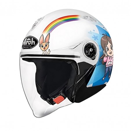 AIROH MR JET ME CONTRO TE CASCO JET LUCIDO BAMBINO TAGLIA S (52-53 CM)