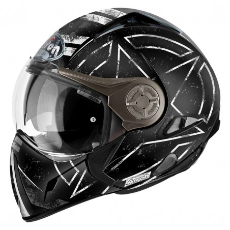 AIROH J106 COMMAND NERO OPACO CASCO MODULARE TAGLIA XS (53-54 CM)