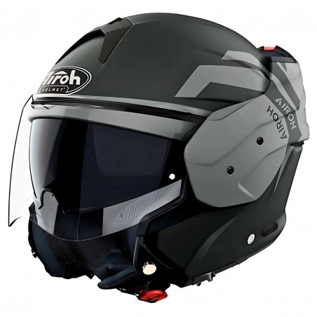 AIROH MATHISSE ILLUSION CASCO INTEGRALE ANTRACITE OPACO TAGLIA L (60 CM)