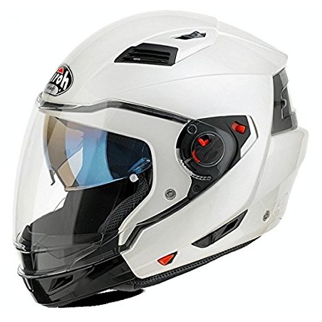AIROH EXECUTIVE CASCO MOTO MODULARE BIANCO LUCIDO TAGLIA L (60 CM)