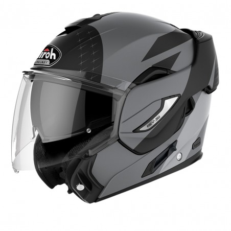 AIROH REV 19 LEADEN ANTRACITE OPACO CASCO MODULARE TAGLIA S (55-56 CM)