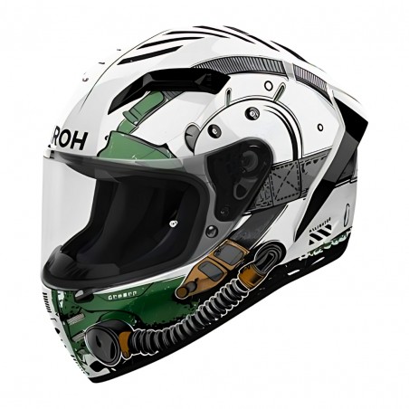 AIROH CONNOR ALLIGATOR GLOSS CASCO INTEGRALE TAGLIA S (55-56 CM)