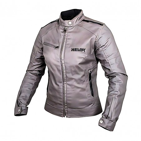 GIACCA MOTO DA DONNA HEVIK MADSEN IN TESSUTO GRIGIO – TAGLIA S – ABBIGLIAMENTO TECNICO E PROTETTIVO