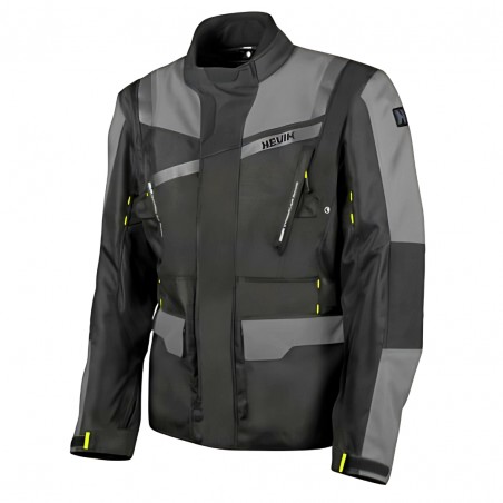 GIACCA MOTO HEVIK STELVIO LIGHT A DUE STRATI ESTIVA GIALLO/NERO TAGLIA XL