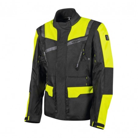GIACCA TOURING LADY HEVIK STELVIO LIGHT NERO/GIALLO FLUO TAGLIA L