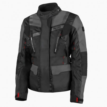 GIACCA TOURING FEMMINILE HEVIK STELVIO LADY LIGHT GRIGIO/NERO TAGLIA S