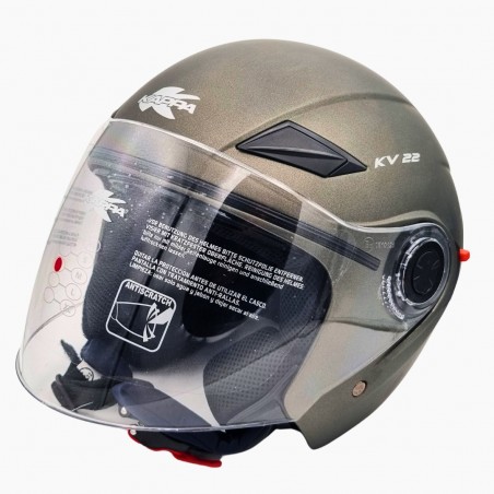 CASCO JET KAPPA MOTO KV22 FLORIDA TITAN DOPPIA VISIERA TAGLIA M (58 CM)