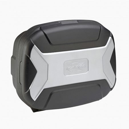 VALIGIA RIGIDA 35 LITRI KAPPA MOTO K-VECTOR MONOKEY® CON INSERTO VERNICIATO ARGENTO OPACO