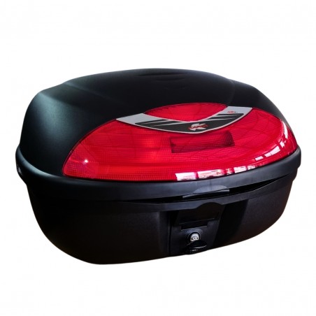 BAULETTO KAPPA MOTO 42 LITRI MONOLOCK NERO CON PIASTRA UNIVERSALE PER MOTO E SCOOTER