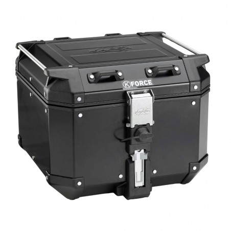 VALIGIA IN ALLUMINIO NERO 48L KAPPA MOTO K'FORCE – BAULETTO UNIVERSALE SISTEMA MONOKEY®