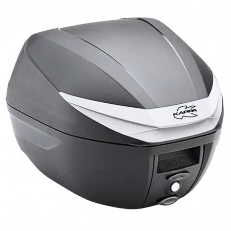 BAULETTO 30L KAPPA MOTO K3000N MONOLOCK NERO CON PIASTRA UNIVERSALE PER MOTO E SCOOTER