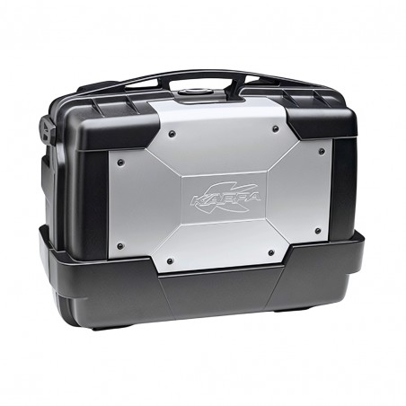 VALIGIA LATERALE RIGIDA MONOKEY® KAPPA MOTO KGR33 33 LITRI CON COVER ARGENTO