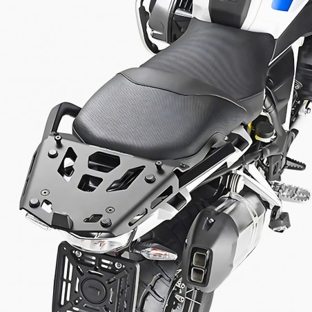 PORTAPACCHI POSTERIORE KAPPA MOTO KRA5108B IN ALLUMINIO ANODIZZATO NERO PER BMW R1250GS (2019-2020)