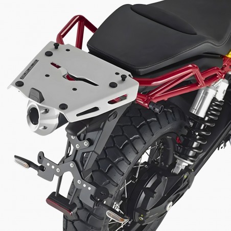 PORTAPACCHI POSTERIORE KAPPA MOTO KRA8203 IN ALLUMINIO PER MOTO GUZZI V85 TT (2019-2023)