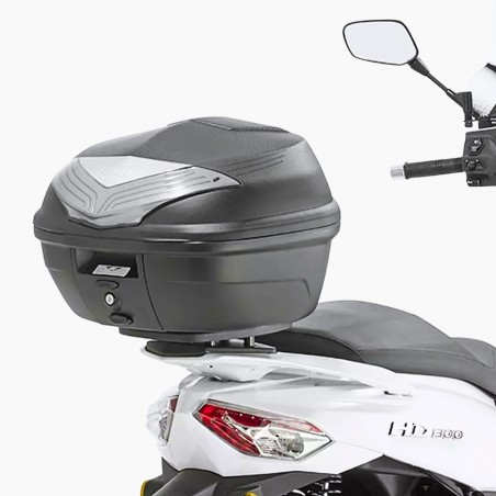 PORTAPACCHI POSTERIORE KAPPA MOTO PER SYM HD 300 (2019) – ATTACCO SPECIFICO BAULETTO MONOLOCK®