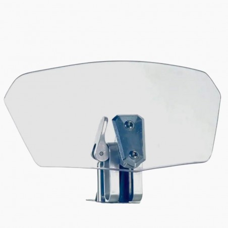 SPOILER UNIVERSALE TRASPARENTE PER CUPOLINI E PARABREZZA KAPPA MOTO KS180T – FISSAGGIO IN ALLUMINIO