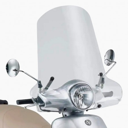 PARABREZZA TRASPARENTE KAPPA MOTO 293AK PER SYM FIDDLE II 50-125 (2009-2014) – 50X63 CM