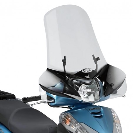 PARABREZZA TRASPARENTE KAPPA MOTO 308AK PER HONDA SH 300 (2007) VISION 110 (2011) 52X66,5CM