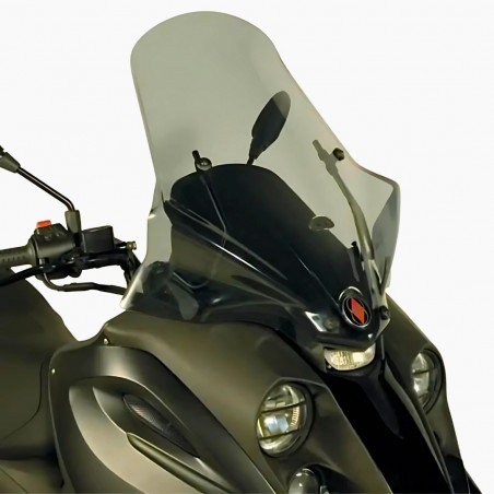 PARABREZZA FUMÉ KAPPA MOTO 340D 64,5X54,5CM PER GILERA FUOCO 500 (2007-2014) CON KIT OPTIONAL