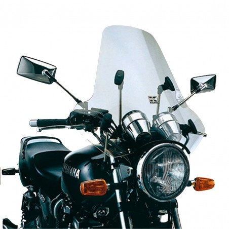 PARABREZZA UNIVERSALE TRASPARENTE 57X59 CM KAPPA MOTO 620A PER MOTO E SCOOTER