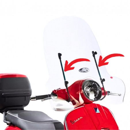 KIT FISSAGGIO PARABREZZA KAPPA MOTO A104AK PER VESPA GTS 125/150/250/300 GT LX GRANTURISMO