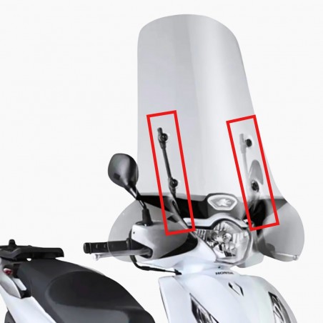 KIT FISSAGGIO PARABREZZA KAPPA MOTO A1117AK PER HONDA SH 125I/150I (2012-2013)