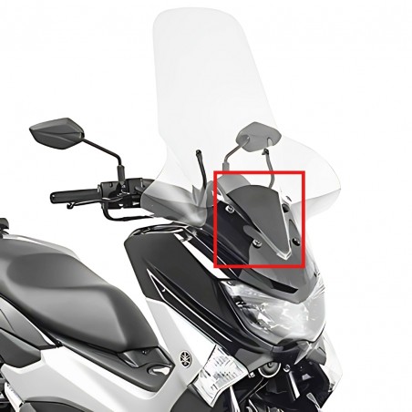KIT FISSAGGIO PARABREZZA KAPPA MOTO D2123KITK PER YAMAHA NMAX 125/155 (2015-2020)